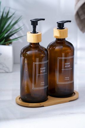 جا صابونی قهوه ای شیشه ACAR - کد 896812364
