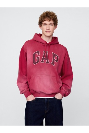 سوئیشرت قرمز مردانه چاپی GAP - کد 896813854