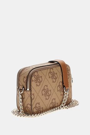 کیف پورتفوی و کلاچ قهوه ای زنانه Guess - کد 900345932