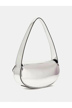 کیف دوشی قهوه ای زنانه چرم مصنوعی Guess - کد 886578415