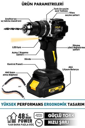 دریل Darbeli ASSUR - کد 862921396
