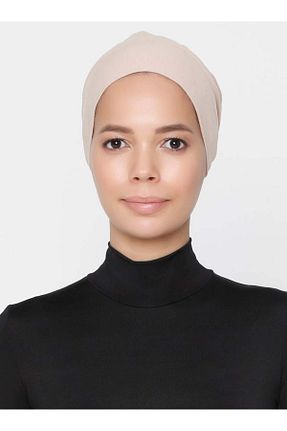 کلاه شنای حجاب بژ زنانه Tuva Bone - کد 55757119