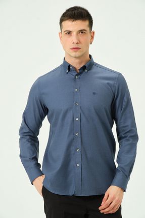 پیراهن سرمه ای مردانه رگولار PSY - کد 896838699