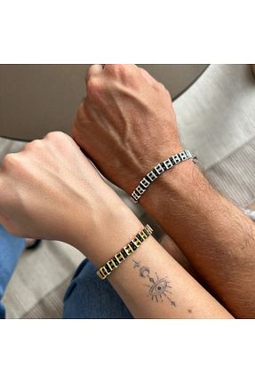 دستبند جواهر خاکی زنانه JUJU MOOD - کد 896837674