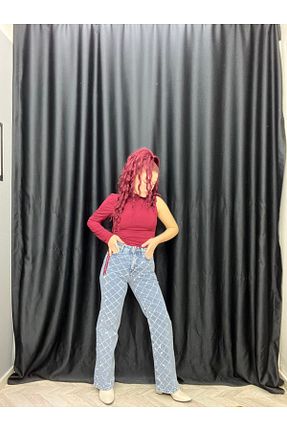 شلوار آبی زنانه جین Butik - کد 896859698