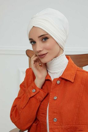 کلاه شنای حجاب بژ زنانه Aisha