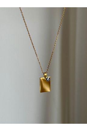 گردنبند استیل ( فولاد ) زرد استیل (فولاد) YOUES JEWELRY - کد 896883153