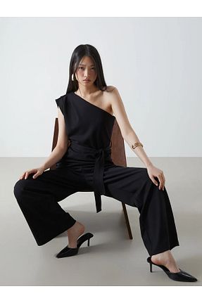 بلوز مشکی زنانه ساده LC Waikiki - کد 896874349