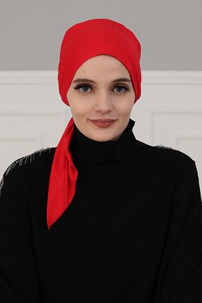 کلاه شنای حجاب قرمز زنانه Aisha