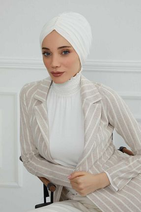 کلاه شنای حجاب بژ زنانه Aisha
