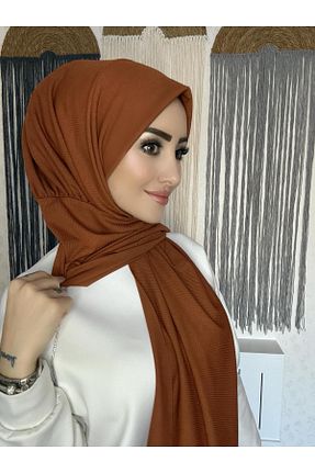 شال نارنجی زنانه پنبه ای OykumBone - کد 896878605