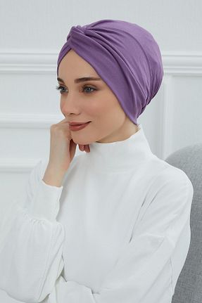 کلاه شنای حجاب بنفش زنانه Aisha