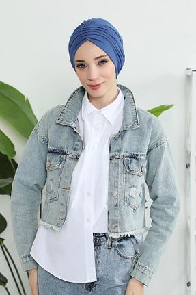 کلاه شنای حجاب سرمه ای زنانه Aisha