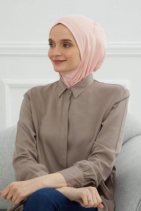 کلاه شنای حجاب صورتی زنانه Ayşe Tasarım - کد 262606023