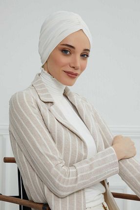 کلاه شنای حجاب بژ زنانه Aisha
