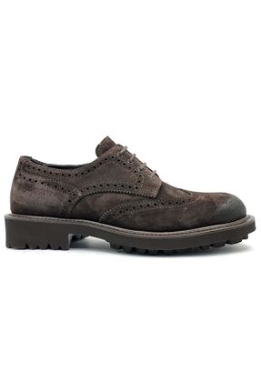 کفش اسنیکر قهوه ای مردانه بند دار Kocamanlar Ayakkabı - کد 885819699