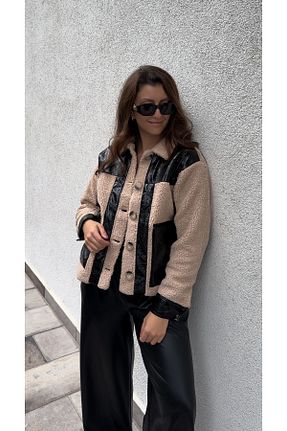 کاپشن بژ زنانه Bomber İzel Benli Butik - کد 896889162