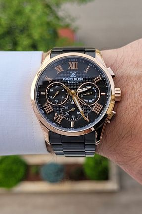 ساعت مچی صورتی مردانه 41-45 میلی متر Daniel Klein - کد 896799910