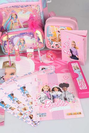 ست نوشت افزار صورتی Barbie - کد 847610526