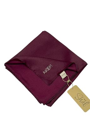 روسری بنفش پلی استر Aker - کد 790281623