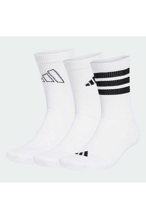 جوراب سفید زنانه پنبه ای adidas - کد 896894971