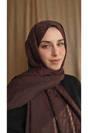 روسری قهوه ای İpek Jakar NANTİREA - کد 896896875