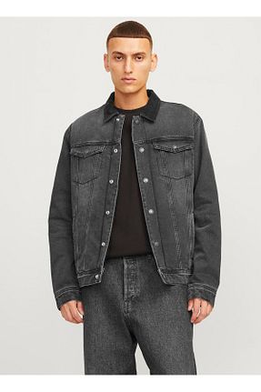 کاپشن مشکی مردانه رگولار Jack & Jones - کد 896902785