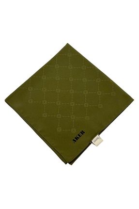 روسری خاکی پلی استر Aker - کد 808145994