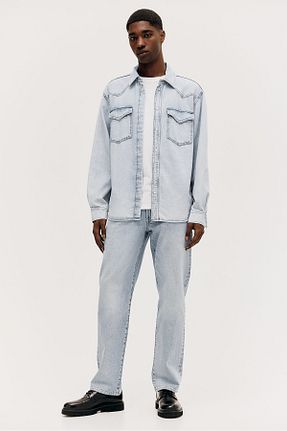 شلوار جین آبی مردانه رگولار H&M - کد 854148718