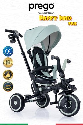 کالسکه 3 چرخ کودک سبز Çift Yönlü Prego - کد 893317553