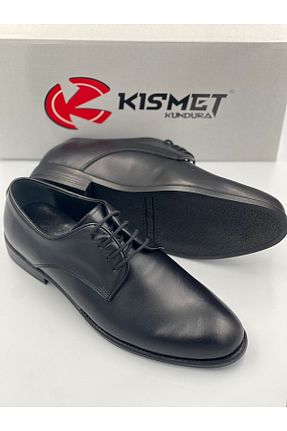 کفش آکسفورد مشکی مردانه چرم خالص kismet kundura - کد 896917678