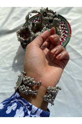 دستبند جواهر طوسی زنانه منجق Home - کد 896917601
