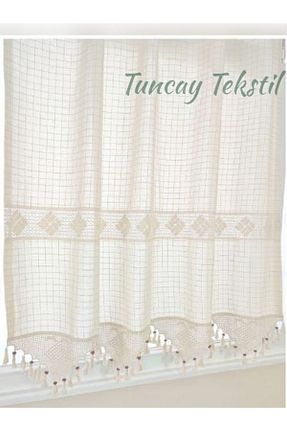 پرده زمینه بژ قابل شستشو TUNCAY TEKSTİL - کد 335164867