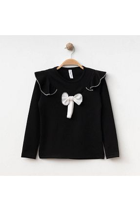 بادی مشکی بچه گانه یقه دوچرخه ÖRZİKİDS - کد 896922675