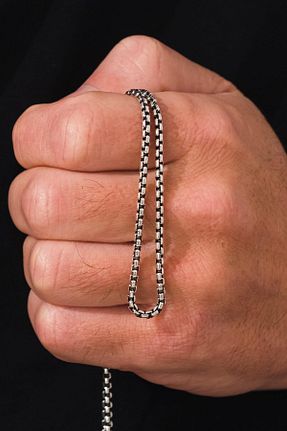 گردنبند نقره مردانه 925 عیار Tmt Silver - کد 897919554