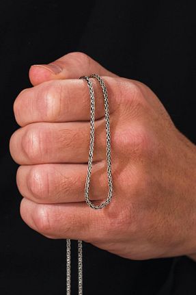 گردنبند نقره مردانه 925 عیار Tmt Silver - کد 896981023