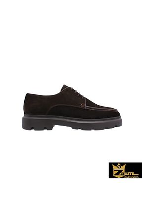 کفش آکسفورد قهوه ای مردانه جیر Zaim Kundura - کد 896985440