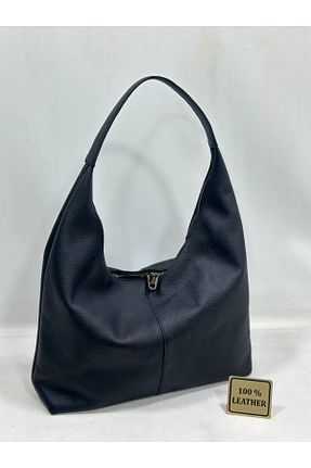 کیف دوشی مشکی زنانه چرم خالص My Easy Shop - کد 897001610