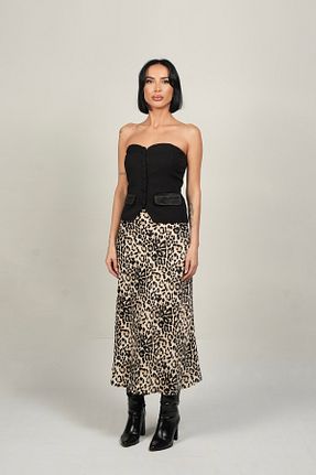 دامن بژ زنانه ویسکون First Chance collection - کد 895173287