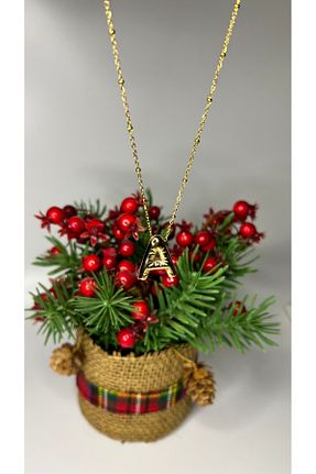 گردنبند استیل ( فولاد ) زرد زنانه استیل (فولاد) Butik - کد 886367596
