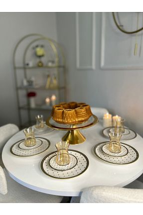 لیوان طلائی شیشه AHLE HOME - کد 877672506