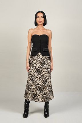 دامن بژ زنانه ویسکون First Chance collection - کد 895173287
