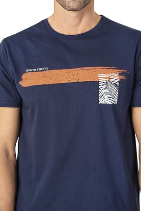 ست لباس راحتی سرمه ای مردانه %100 پنبه Pierre Cardin - کد 896979184