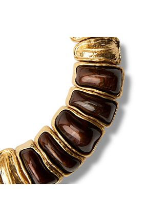 گردنبند استیل ( فولاد ) طلائی زنانه روکش طلا neslyaccessories - کد 897010366
