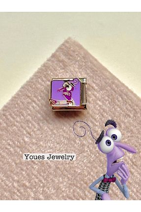 دستبند استیل (فولاد) بنفش استیل (فولاد) YOUES JEWELRY - کد 894785454