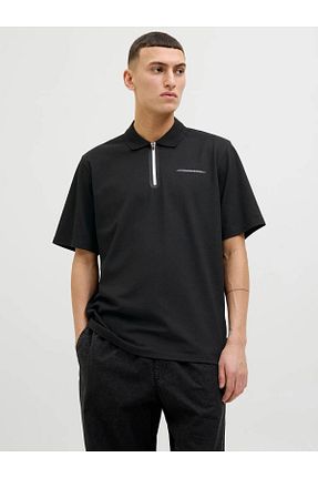تیشرت مشکی مردانه یقه پولو Jack & Jones - کد 893398271