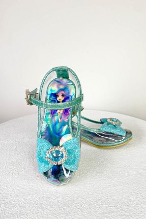 کفش پاشنه بلند کلاسیک سبز بچه گانه پلاستیک e-annecim - کد 897881744