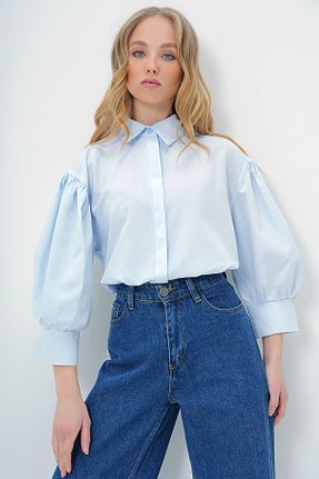پیراهن بژ زنانه رگولار Trend Alaçatı Stili - کد 896524451