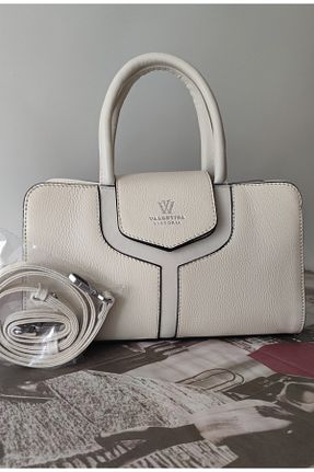 کیف دستی بژ زنانه سایز متوسط valentina victoria - کد 896996117