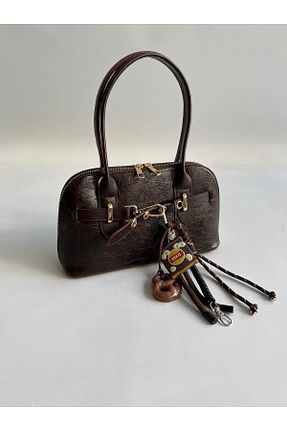 کیف دوشی قهوه ای زنانه چرم مصنوعی Mia Collection - کد 897004847
